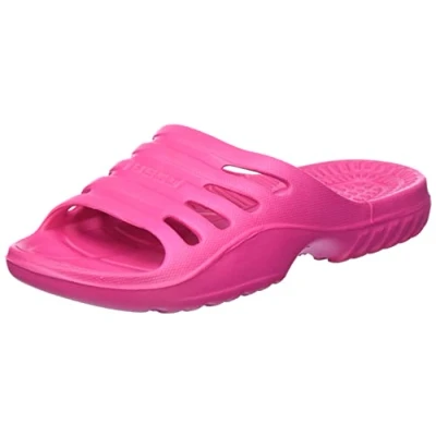 Abbildung von Beco Badeschuhe Kinder leichte EVA Badesandalen für Mädchen &amp; Jungen, komfortable Badeschlappen ideal Schwimmbad oder Strand in Pink, Größe: 34