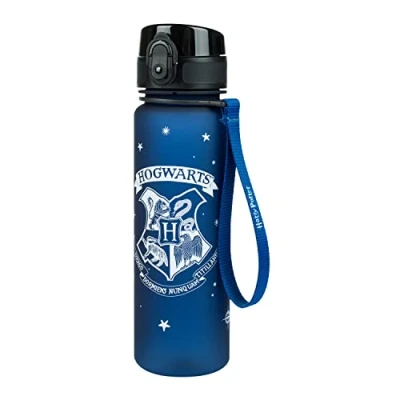 Abbildung von Baagl Kinder Trinkflasche Auslaufsicher Wasserflasche 500ml, Schule und Sport Flasche für Jungen Mädchen Tritan (Harry Potter Hogwarts)