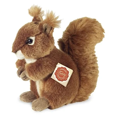 Abbildung von Teddy Hermann 90818 Eichhörnchen 17 cm, Kuscheltier, Plüschtier mit recycelter Füllung