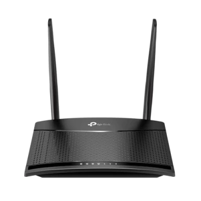 Abbildung von TP Link 4G LTE Router 150 Mbit/s Wifi N 300 TL MR100, Modem, Box, 2 x SMA für externe Antenne, Ethernet Ports, abnehmbare Antennen, kompatibel mit jedem Betreiber