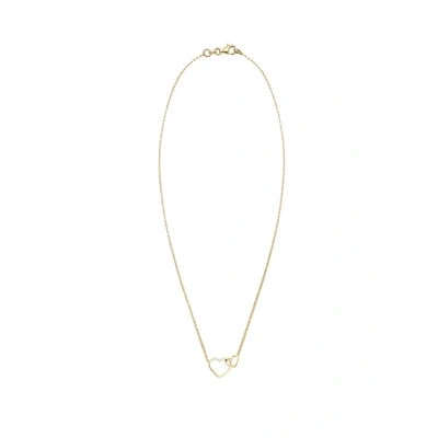 Abbildung von Elli Heart LOVE Halskette, Damen, Größe: 45, Gold coloured