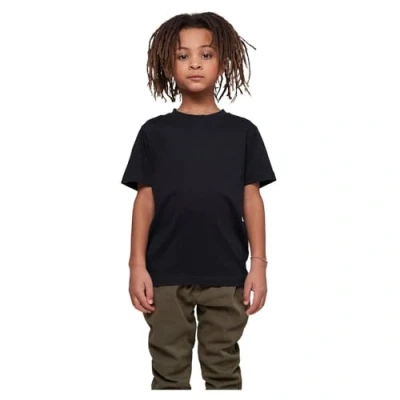 Abbildung von Build Your Brand Boys BY116 Kids Basic Tee T Shirt, Black, 158/164