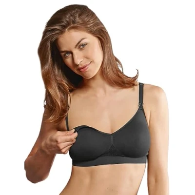 Abbildung von Anita Seamless Still OHNE BÜGEL Tshirt BH, Damen, Größe: 38/40, Schwarz