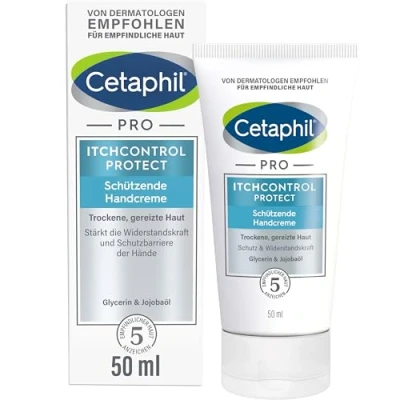 Abbildung von CETAPHIL PRO ItchControl Protect Schützende Handcreme, 50ml, Für sehr trockene und gereizte Hände, Stärkt die Widerstandskraft der Mit Jojoba Öl &amp; Glycerin