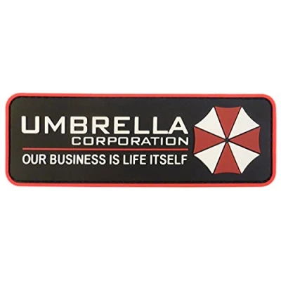 Abbildung von Umbrella Corporation Resident Evil Cosplay PVC Rubber 3D Fastener Patch