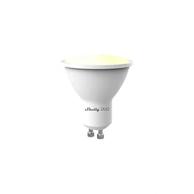 Abbildung von Shelly Duo Smart Home LED Glühbirne dimmbar GU10, Digitale Fernbedienung der Glühlampe per App &amp; WLAN, kompatibel mit Alexa Google Home, WiFi, 4.8W, 110V 220V, Energiesparend, Warmweiß Kaltweiß