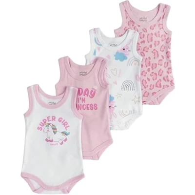 Abbildung von Chicco Set ärmellos Bodys aus Baumwolle, Baby Unisex