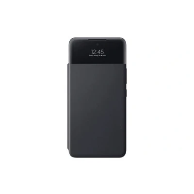 Abbildung von Samsung S View Wallet Cover EF EA536 für das Galaxy A53 5G Flip Cover, Handy Hülle, stoßfest, Schutz Case, Black 6,5 Zoll
