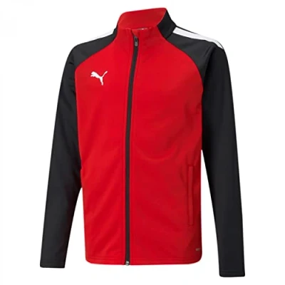 Abbildung von puma Unisex Kinder Teamliga Training Jacket Jr Sweater, Red Black, 140 EU