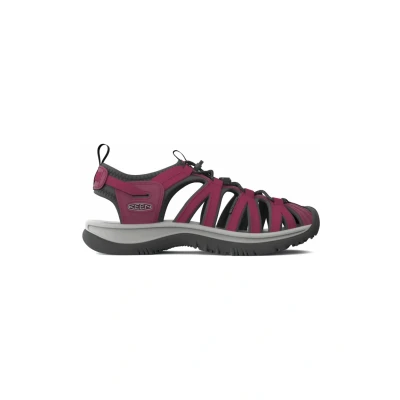 Abbildung von Keen Whisper Trekkingsandale, Damen, Größe: 39, Beaujolais rot schwarz Schuhe