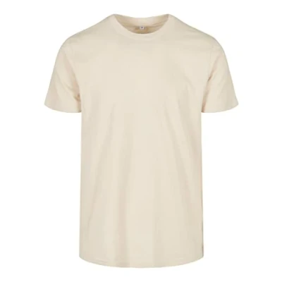 Abbildung von Build Your Brand Herren BB010 Basic Round Neck T Shirt, Sand, XS