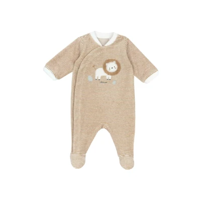 Abbildung von Chicco Front Opening Strampler für Kinder, Größe: 72, Beige