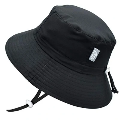 Abbildung von Jan &amp; Jul Verstellbarer Baby Sonnenhut, Ideal zum Schwimmen (M: 6 24 Monate, Schwarz)