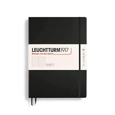 Abbildung von LEUCHTTURM1917 327366 Notizbuch Master Classic (A4+), Hardcover, 235 nummerierte Seiten, Schwarz, dotted