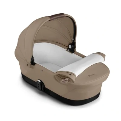 Abbildung von CYBEX Gold Gazelle S Cot Kinderwagenaufsatz, Ab Geburt bis ca. 6 Monate (max. 9 kg), Für und e S, Almond Beige