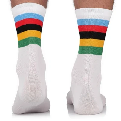 Abbildung von TODO Fahrradsocken Herren und Damen. Atmungsaktive Rennrad Socken. Motiv Fahrrad Socken Herren, Radsocken (World Champion, 35 38)