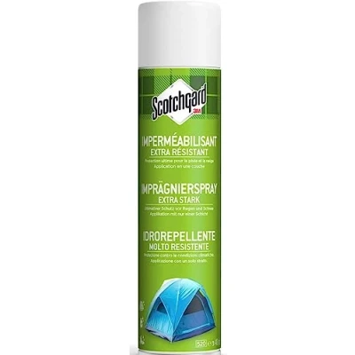 Abbildung von Scotchgard Imprägnierspray extra stark, 400ml Wasserabweisendes Spray für Outdoor Ausrüstung, Ideal Zelte, Rucksäcke, Jacken und mehr