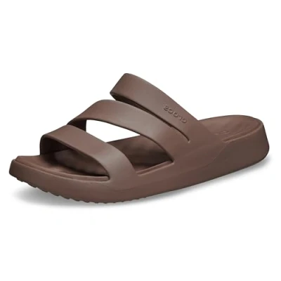 Abbildung von Crocs Getaway Hausschuh, Damen, Größe: 39/40, Truffle Schuhe