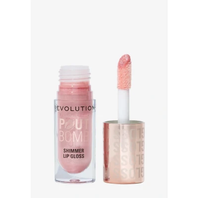 Abbildung von Makeup Revolution POUT BOMB Shimmer Gloss Lipgloss, Größe: 4.5 ml, Shine pink