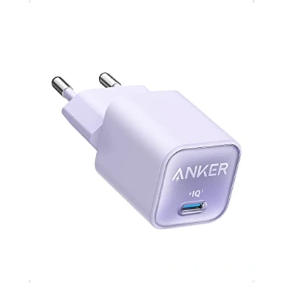 Abbildung von Anker USB C GaN Ladegerät 30W, 511 (Nano 3), PIQ 3.0 PPS, Für iPhone 15/15 Pro/15 Pro Max/14 Pro/14 Max, Galaxy, Pixel 4/3, iPad (Ohne Ladekabel)