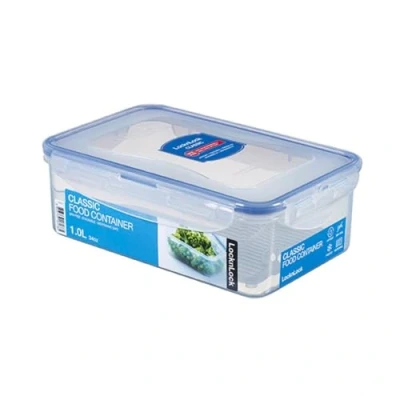 Abbildung von LocknLock CLASSIC Frischhaltedose, 1,0 L, 205 x 134 69 mm, Mit Ablaufgitter, Luft und wasserdichte Vorratsdose, Spülmaschinen , Mikrowellengeeignet, BPA Frei