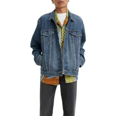 Abbildung von Levi&#039;s THE trucker Jacket Jeansjacke, Herren, Größe: Small, Terrace