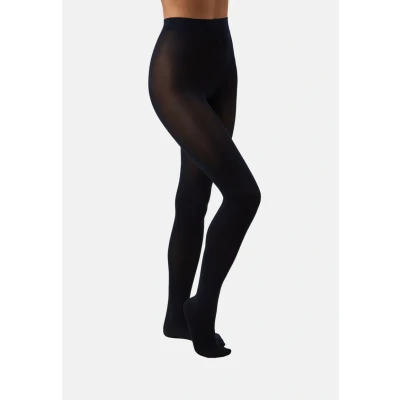 Abbildung von Falke Seidenglatt 80 Denier Opaque Silky Strumpfhose, Damen, Größe: Medium, Marine
