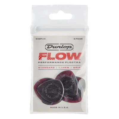 Abbildung von JIM DUNLOP Plektrum Flow Standard Grip 1,14mm 6 Stück
