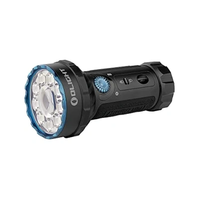 Abbildung von OLIGHT Marauder Mini LED Super Hell 7000 Lumen 600 Meter Wiederaufladbare Taschenlampe mit Strahler und Flutlicht, 3 Arten farbiger LEDs Abstandssensor für Outdoor (Schwarz)