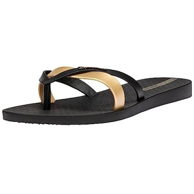 Abbildung von Ipanema Damen Kirei Fem Zehentrenner, 8417 black/gold, 38 EU