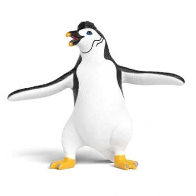 Abbildung von schleich 14909 Juri der Pinguin, ab 3 Jahren, Die Schule magischen Tiere Spielfigur, 9 x 7 cm