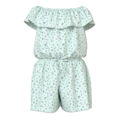 Abbildung von Name It Mädchen Nkfvinaya Ss Playsuit Fffff Noos, Aqua Glass, 116