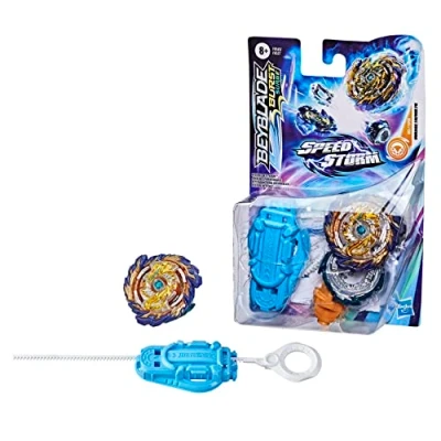 Abbildung von Hasbro Beyblade Burst Surge Speedstorm Mirage Fafnir F6 Kreisel Starter Pack Battle mit