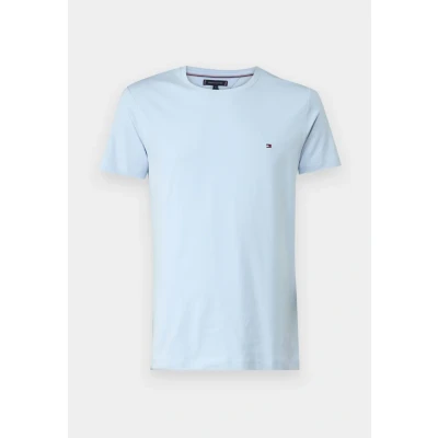 Abbildung von Tommy Hilfiger Stretch SLIM FIT TEE Tshirt basic, Herren, Größe: XS, Breezy blue