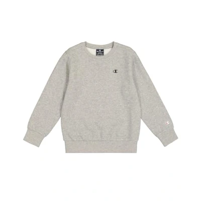 Abbildung von Champion Jungen Legacy Basics B Ultralight Powerblend Fleece Crewneck Sweatshirt, Helles Heather Grey, 5 6 Jahre
