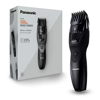 Abbildung von Panasonic ER GB43 Bartschneider mit 20 Längeneinstellungen (0.5 10 mm), inklusiv Ladestation schwarz