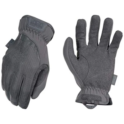 Abbildung von Mechanix Wear: FastFit Wolf Grey Taktische Arbeitshandschuhe Berührungsfähig, formschlüssig, hohe Fingerfertigkeit (Large, Grey)