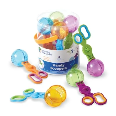 Abbildung von Learning Resources Handy Scoopers™ Praktische Schöpfschere, 13,5 x 12,5 15,5, Merhfarbig