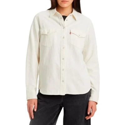 Abbildung von Levi&#039;s Iconic Western Hemdbluse, Damen, Größe: XS, Ecru
