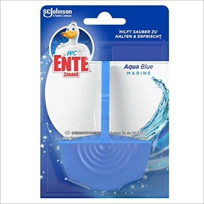 Abbildung von WC Ente® Aqua Blue Einhänger, Duftspüler, Marine Duft, Blauspüler, (1x36g)