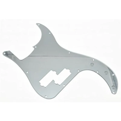 Abbildung von KAISH Silver Mirror P Bass Pickguard PB Scratch Plate für USA/Mexican Fender Precision