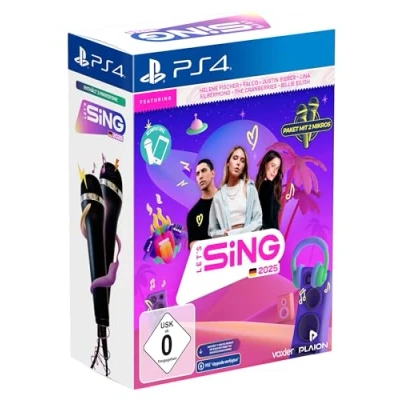 Abbildung von Let&#039;s Sing 2025 German Version (+ 2 Mics) (Playstation 4)