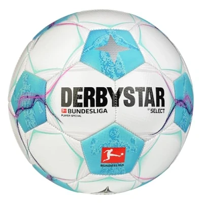 Abbildung von Derbystar Bundesliga Fußball Player Special der Saison 24/25 Unisex Größe 5 im Design des Offiziellen Spielballs