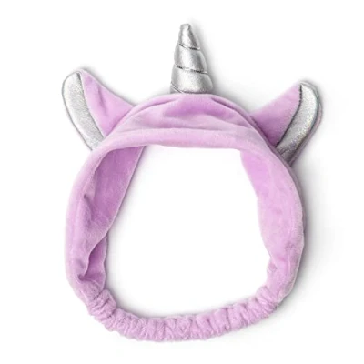 Abbildung von Legami Haarband, Me Time, 24,5 x 11 cm, Polyester, Einhorn Design, zum Sammeln von Haaren, Make up, Gesichtsbehandlung, weiches Stirnband