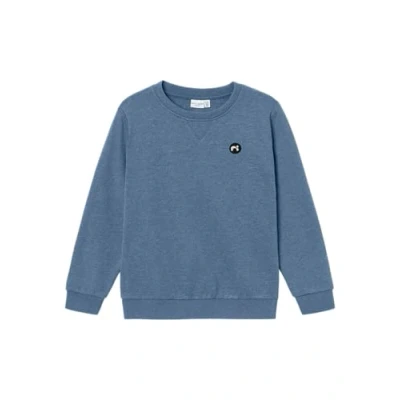 Abbildung von NAME IT Jungen Nkmvimo Ls Bru Noos Sweatshirt, Coronet Blue, 122 128 EU