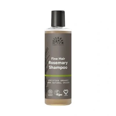 Abbildung von Urtekram Rosmarin Shampoo für feines Haar, 250ml Bio zertifiziert, vegan, nährende und stärkende Formel mit Aloe Vera Glycerin gesundes, voluminöses Haar