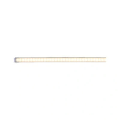 Abbildung von Paulmann 70676 LED Stripe MaxLED 1000 1 m 2.700 K Warmweiß Lichtband beschichtet Lichtstreifen 13,5W 1100 lm 144 24 V, Silber