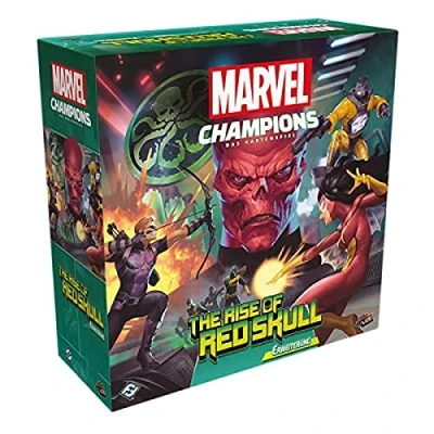 Abbildung von Fantasy Flight Games, Marvel Champions: LCG The Rise of Red Skull, Szenario Erweiterung, Expertenspiel, Kartenspiel, 1 4 Spieler, Ab 14+ Jahren, 60+ Minuten, Deutsch