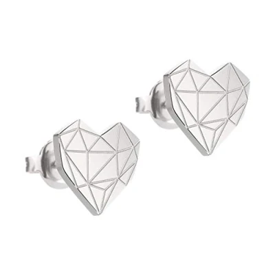 Abbildung von Liebeskind Berlin Ohrstecker aus Edelstahl im Herz Design