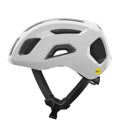 Abbildung von POC Unisex Erwachsene Ventral Air MIPS Fahrradhelm, Hydrogen White/Uranium Black Matt, L (56 61cm)